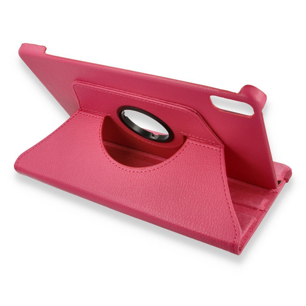 CLZ942 Huawei Matepad 10.4 Kılıf 360 Tablet Deri Kılıf - Ürün Rengi : Kırmızı
