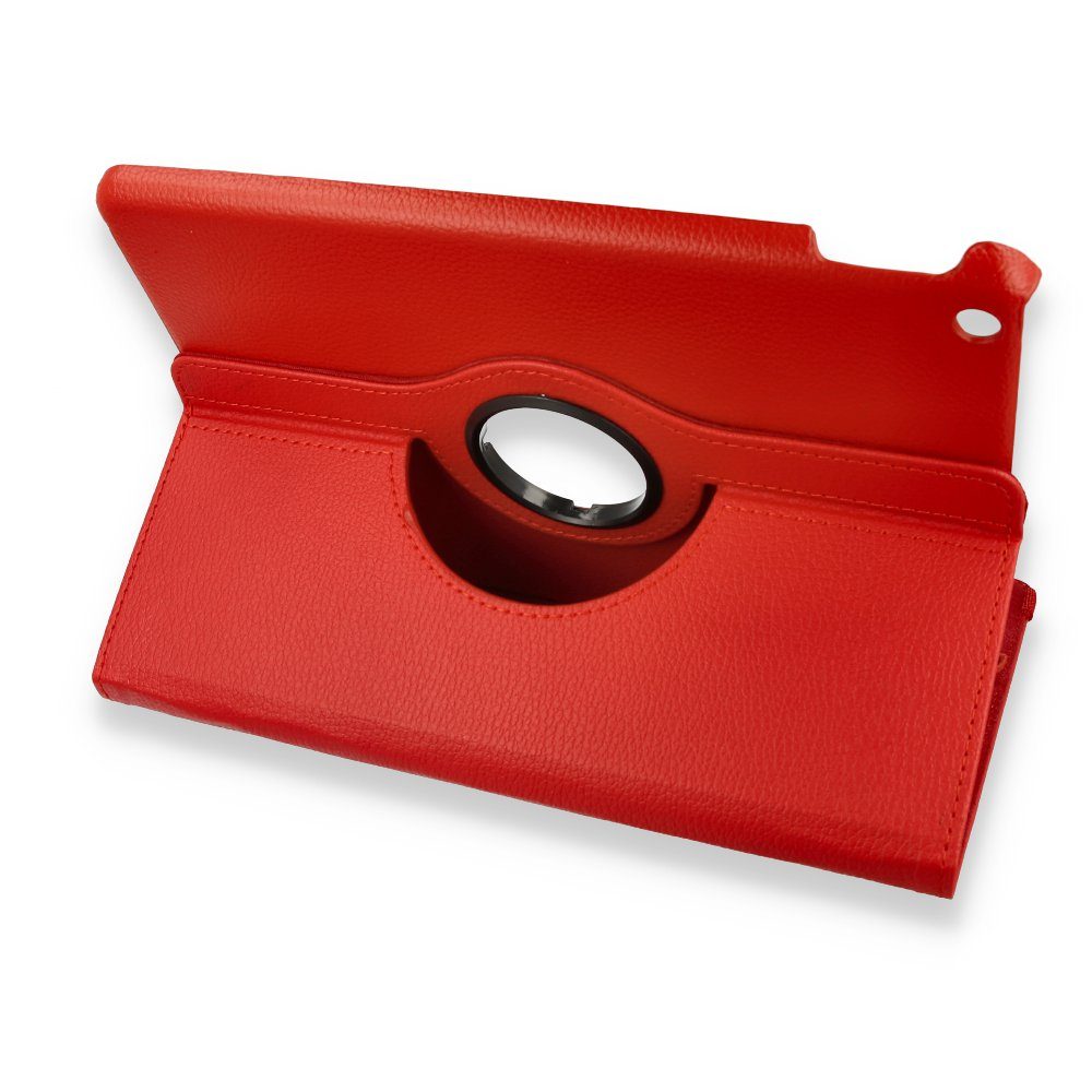 CLZ942 İpad 10.2 (7.nesil) Kılıf 360 Tablet Deri Kılıf - Ürün Rengi : Kırmızı