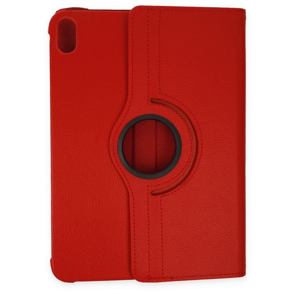 CLZ942 İpad 2022 10.9 (10.nesil) Kılıf 360 Tablet Deri Kılıf - Ürün Rengi : Kırmızı