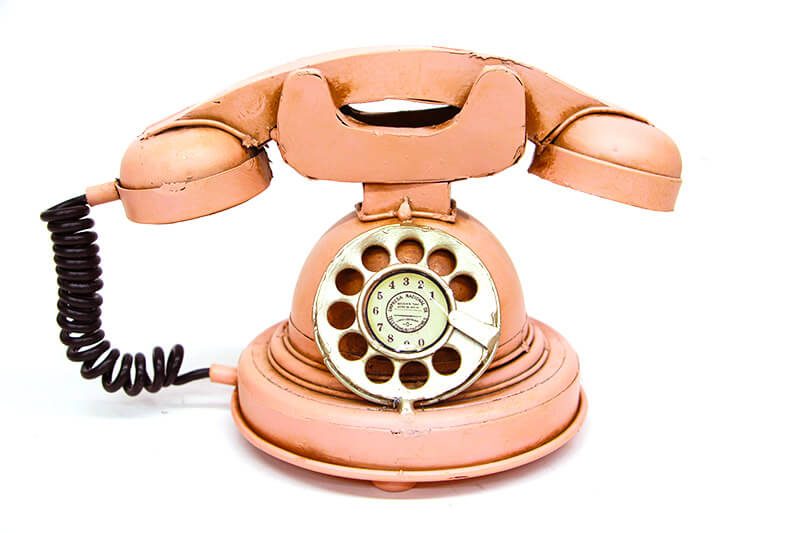 CLZ192 Dekoratif Metal Telefon