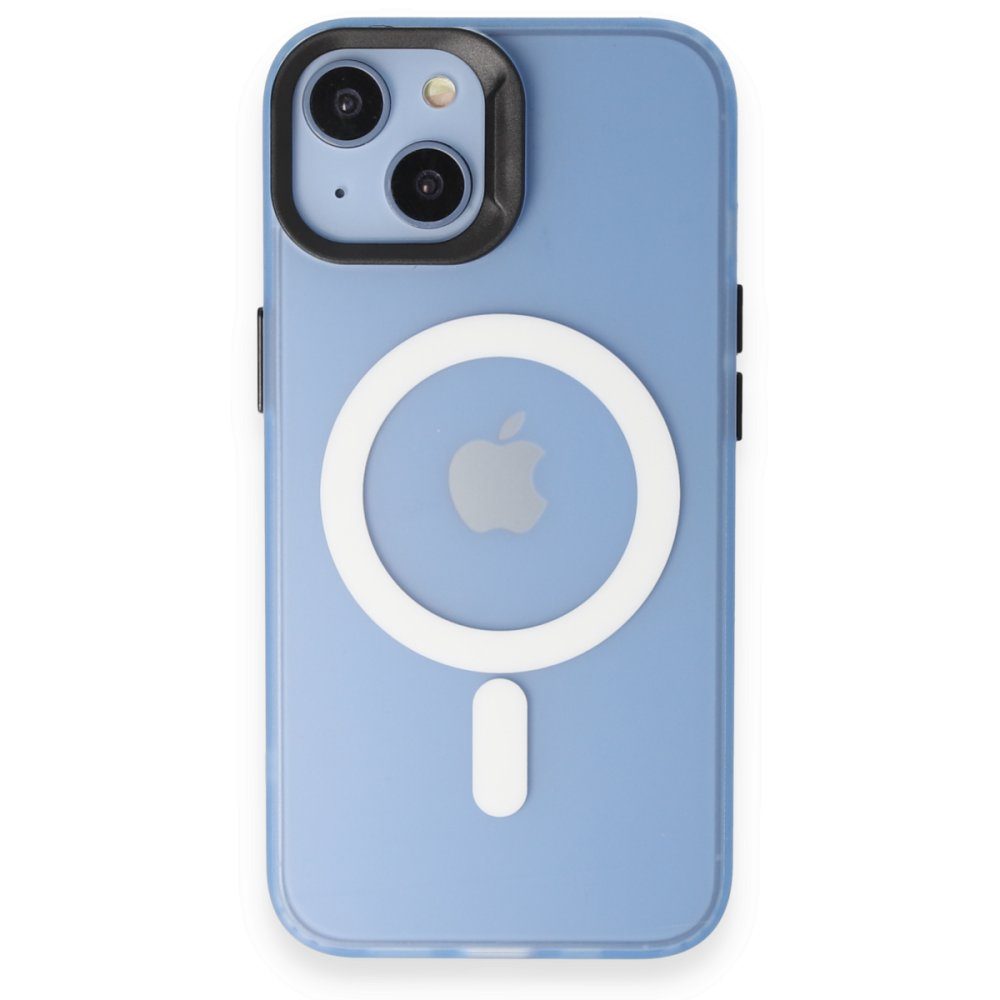 CLZ942 İphone 14 Kılıf Mateks Magsafe Kapak - Ürün Rengi : Sierra Blue