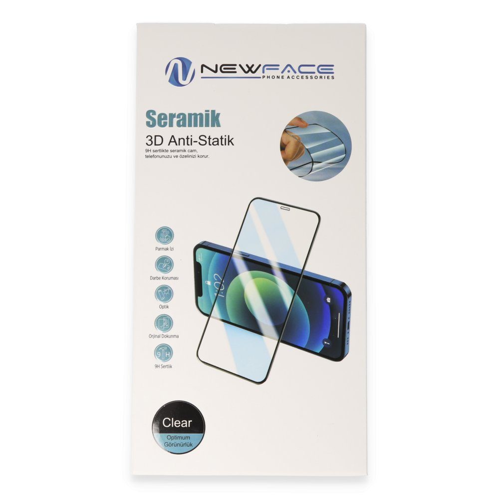CLZ942 Samsung Galaxy A34 5g 3d Antistatik Seramik Nano Ekran Koruyucu - Ürün Rengi : Siyah