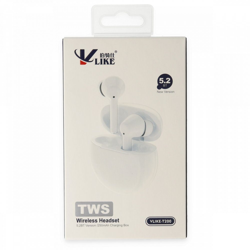 CLZ192 Vlike T200 Bt Kulaklık - Ürün Rengi : Beyaz