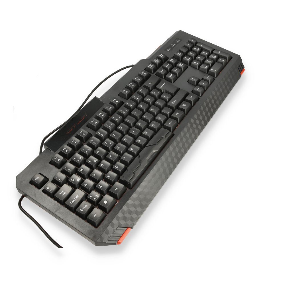 CLZ942 V2 Rgb Işıklı Türkçe Q Kablolu Gaming Klavye - Ürün Rengi : Siyah