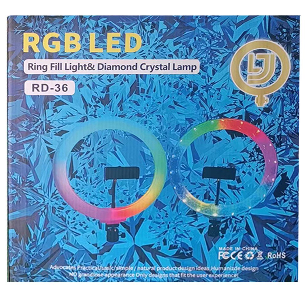 CLZ942 Rd36 Diamond Rgb Selfie Işığı - Ürün Rengi : Beyaz