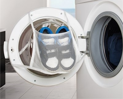 CLZ192 Hassas Çamaşır - Ayakkabı Yıkama Filesi Kapak Bağlamalı 35 X 20 Cm