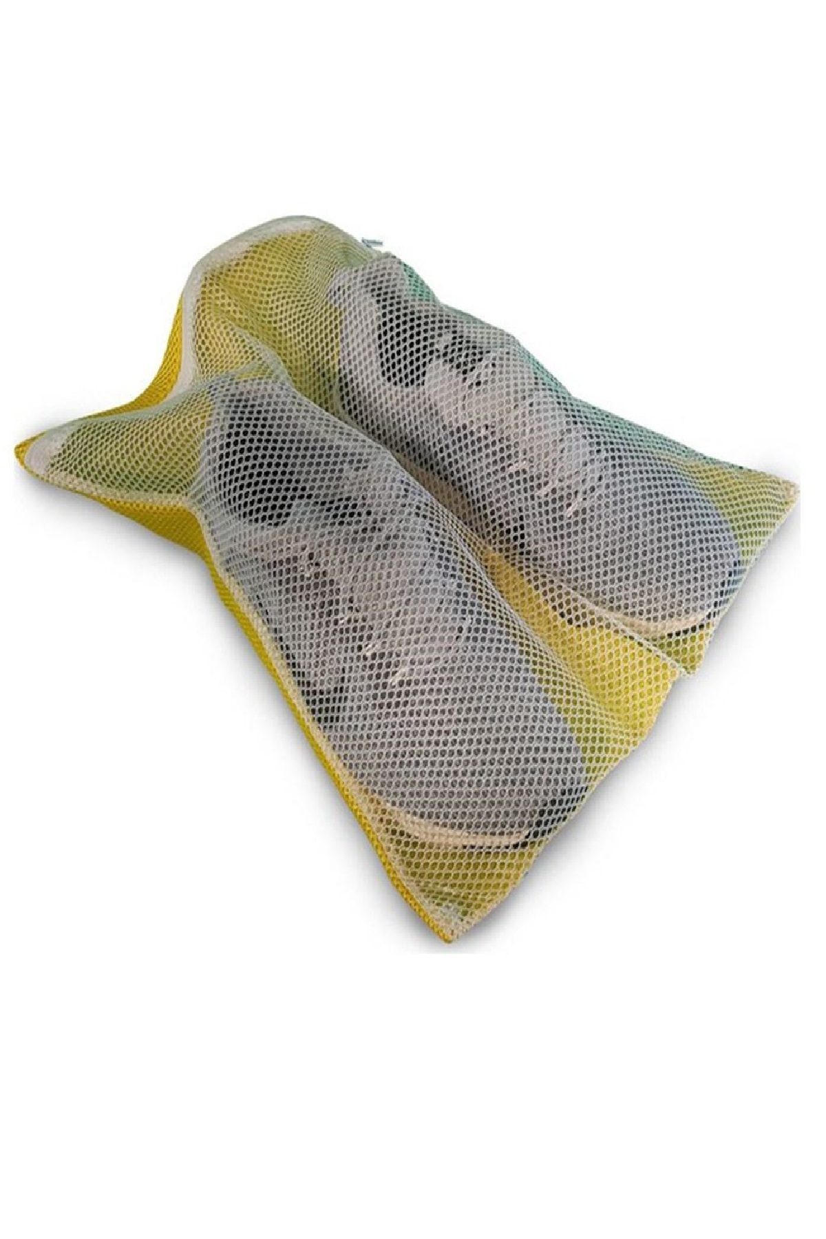 CLZ192 3lü Yıkama File Seti - Ayakkabı Filesi-plastik Aparatlı Sütyen Yıkama- Çamaşır Yıkama Filesi