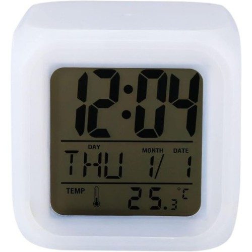 CLZ192 Renk Değiştiren Alarmlı Dijital Küp Saat
