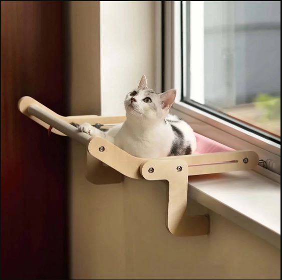 CLZ192 Kedi Dinlenme Hamağı Ayarlanabilir Özel Tasarım Kedi Yatağı Hamak
