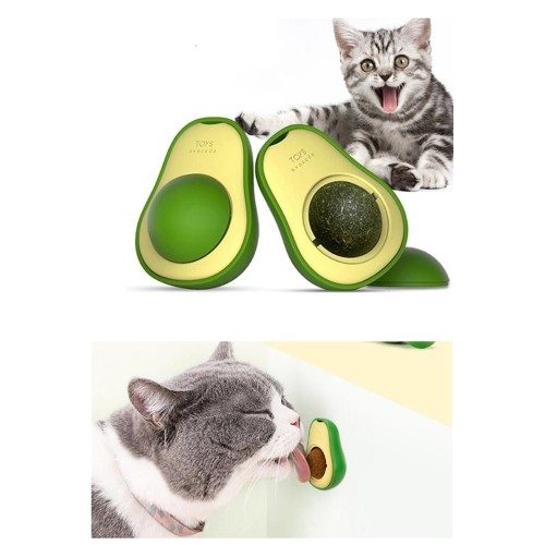 CLZ192 Avokado Tasarımlı Kedi Yalama Topu