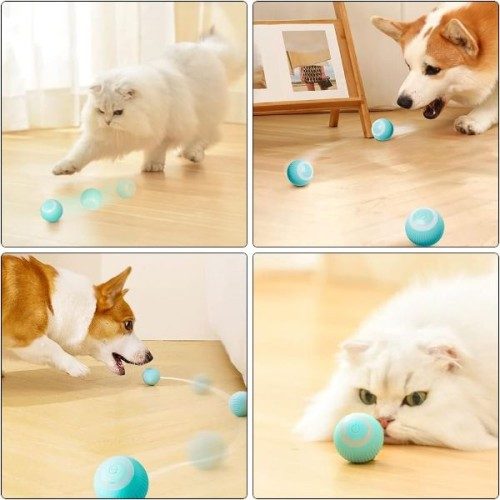 CLZ192 İnteraktif Kedi Köpek Şarjlı Oyun Topu