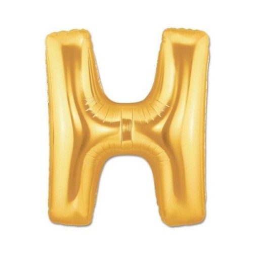 CLZ192 Altın Sarısı Folyo Harf Balon 1 Metre