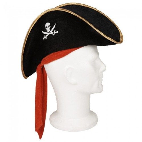 CLZ192 Jack Sparrow Çocuk Kadife Şapka