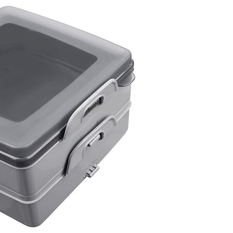 CLZ192 2 Katlı Kapaklı Saklama Kabı- Beslenme Kabı- Sefer Tası Diyet Kabı