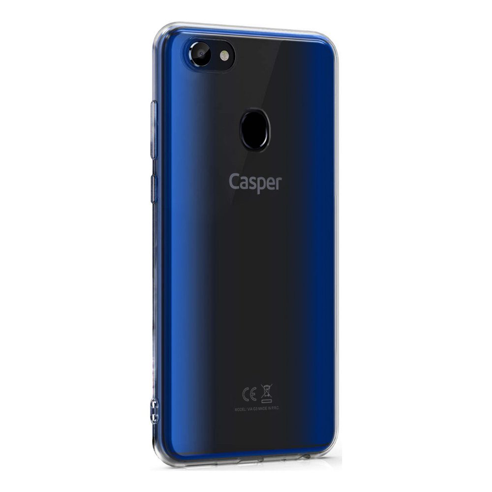 CLZ942 Casper Via G3 Kılıf Lüx  Silikon - Ürün Rengi : Şeffaf