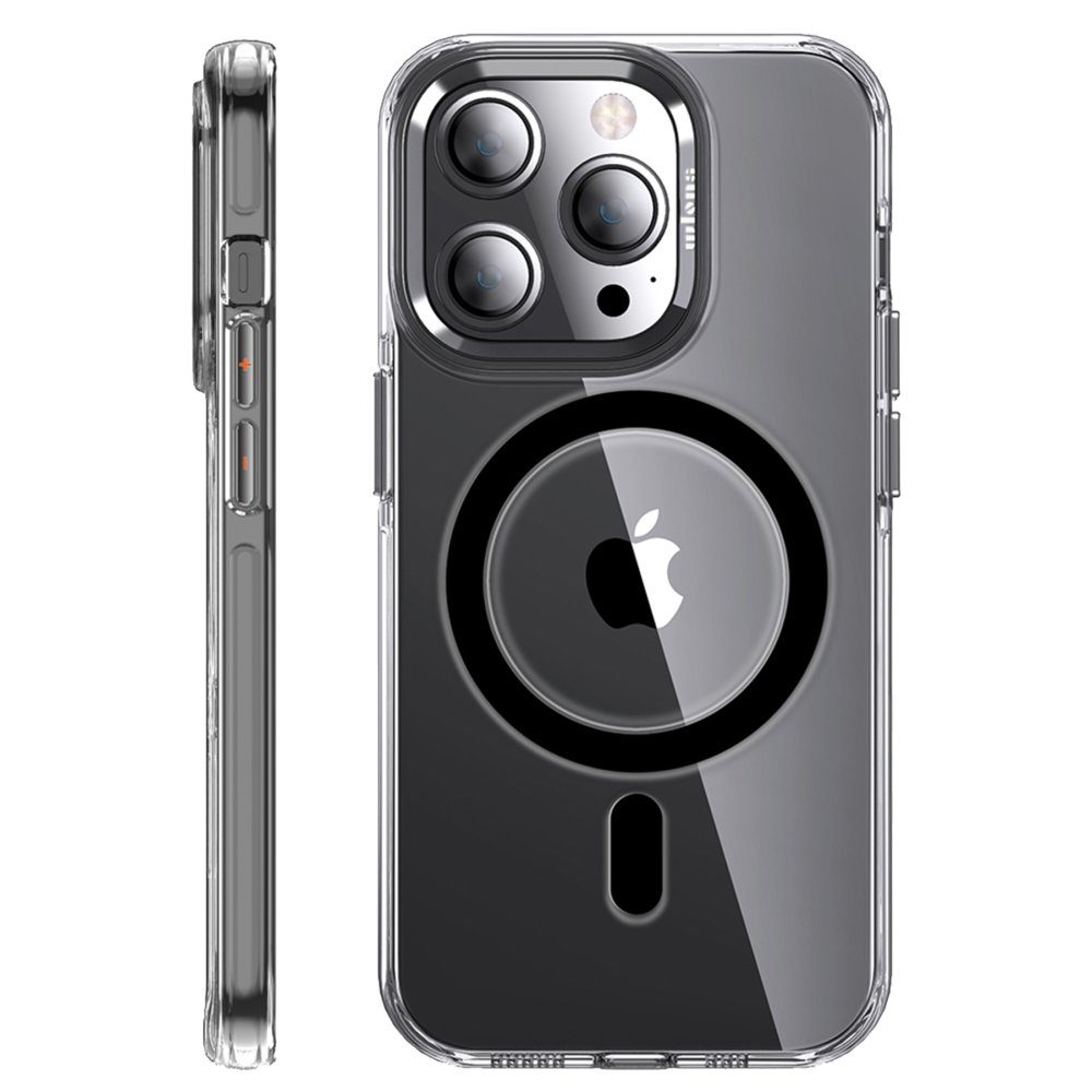 CLZ942 Joko İphone 14 Pro Kılıf Crystal Magsafe Kapak - Ürün Rengi : Şeffaf