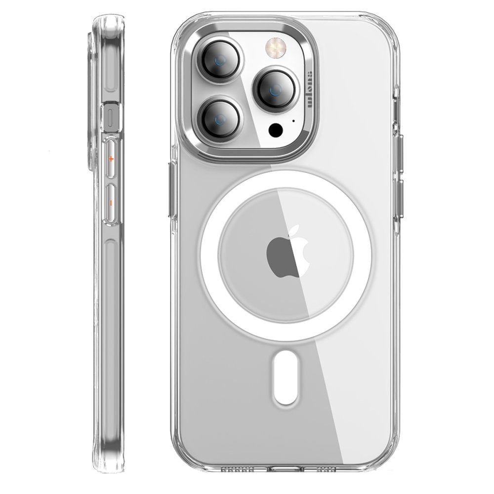 CLZ942 Joko İphone 14 Pro Max Crystal Magsafe Kapak - Ürün Rengi : Şeffaf