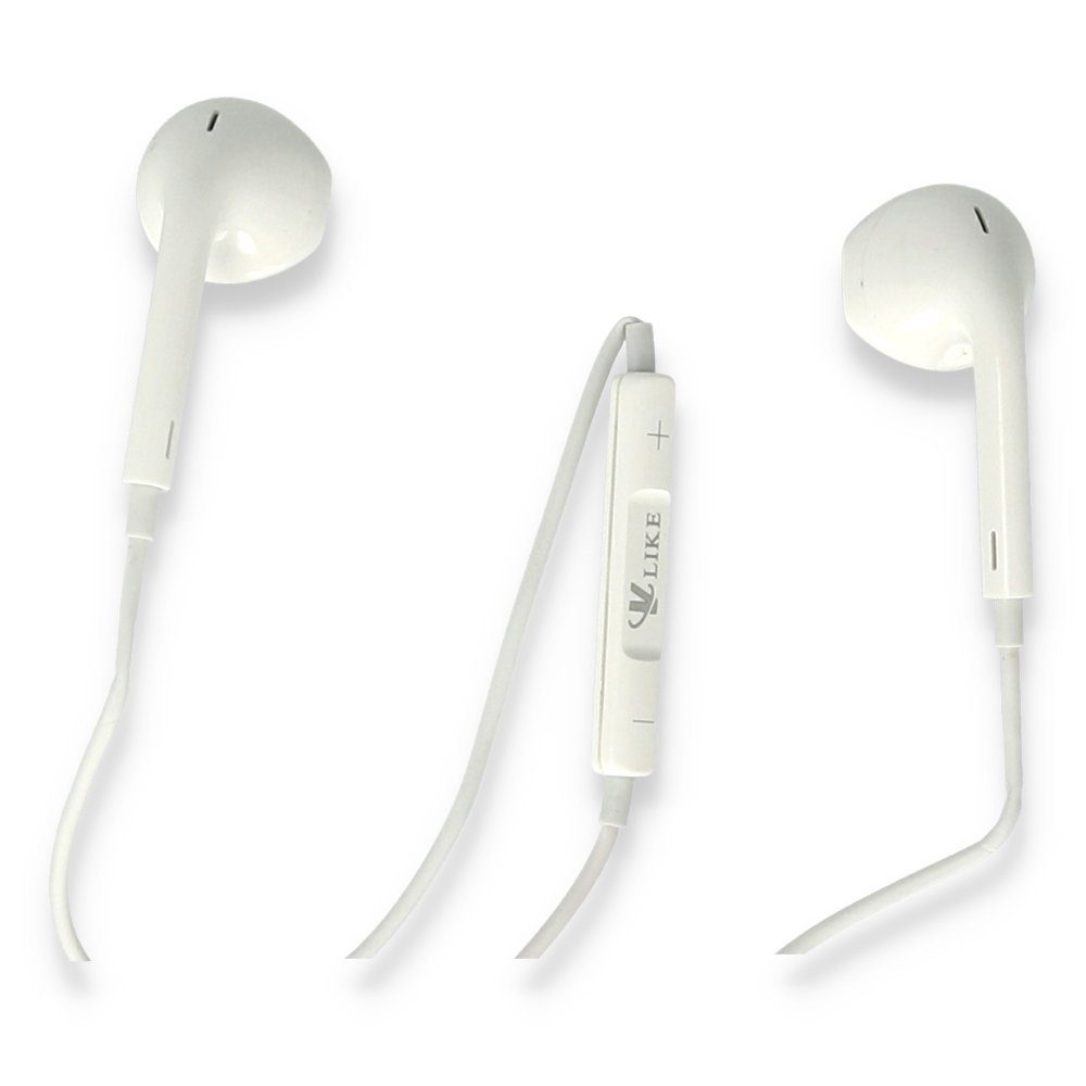 CLZ942 Vlike Vk İ7 Lightning Bluetooth Kablolu Kulaklık - Ürün Rengi : Beyaz