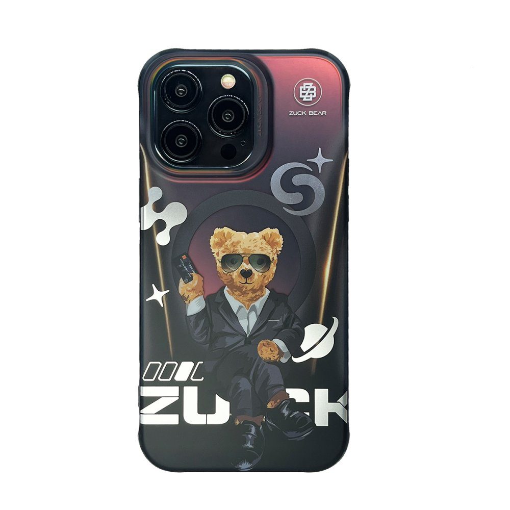 CLZ942 Zuckbear İphone 15 Pro Berlin Boss Magsafe Kapak - Ürün Rengi : Eins Suave