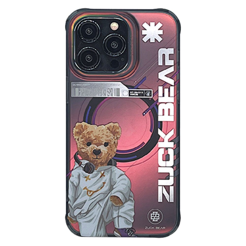 CLZ942 Zuckbear İphone 15 Pro Max New York Never Sleeps Magsafe Kapak - Ürün Rengi : Manhattan Urbane