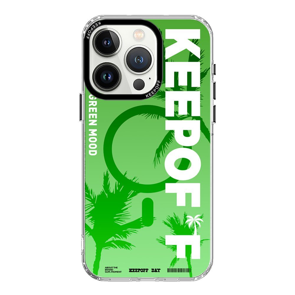 CLZ192 Keep Off İphone 15 Pro Summer Travel Magsafe Kapak - Ürün Rengi : Quiet Wondering