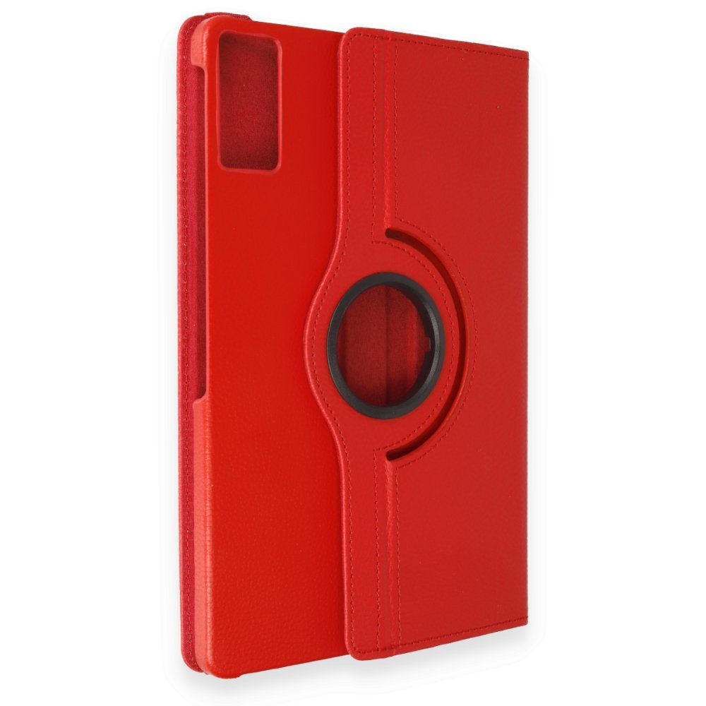 CLZ942 Xiaomi Pad 6 Kılıf 360 Tablet Deri Kılıf - Ürün Rengi : Kırmızı