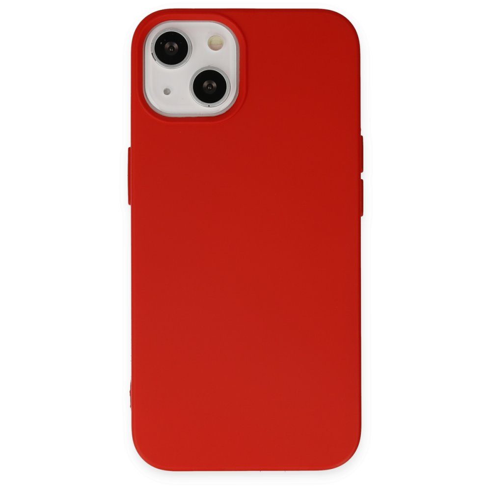 CLZ942 İphone 15 Kılıf First Silikon - Ürün Rengi : Kırmızı