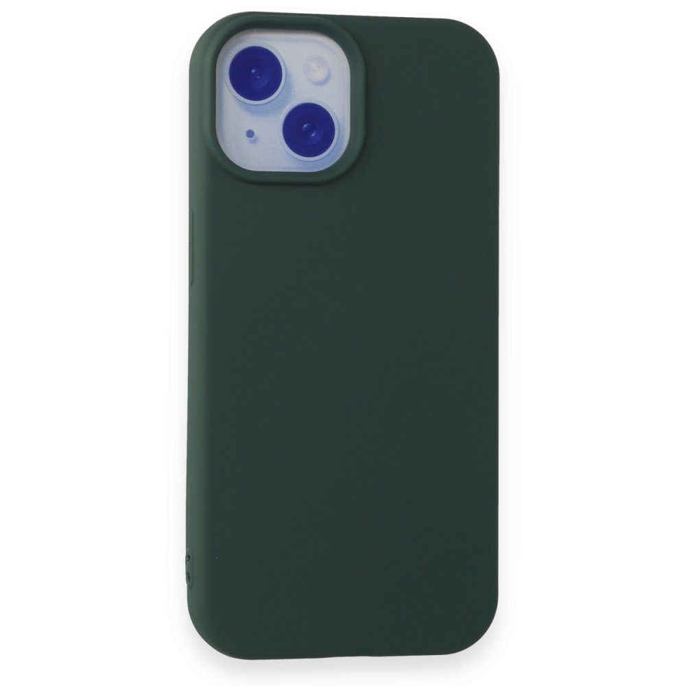 CLZ942 İphone 15 Plus Kılıf First Silikon - Ürün Rengi : Mavi