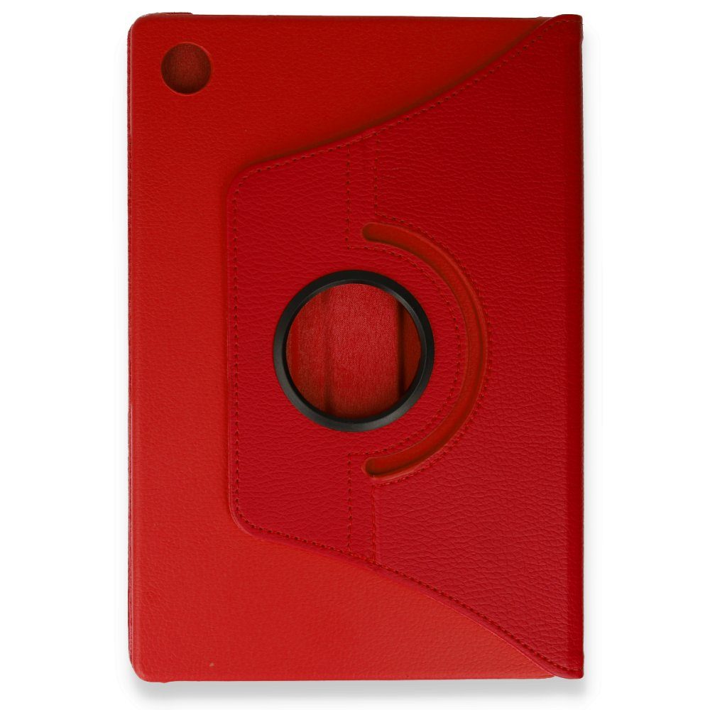 CLZ942 Samsung Galaxy Tab A9 Plus Kılıf 360 Tablet Deri Kılıf - Ürün Rengi : Kırmızı