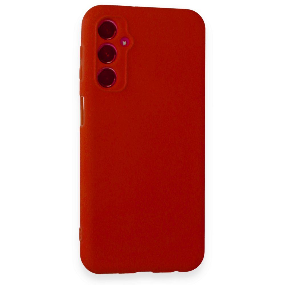 CLZ942 Samsung Galaxy M34 5g Kılıf First Silikon - Ürün Rengi : Kırmızı