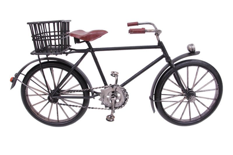 CLZ192 Dekoratif Metal Bisiklet Sepetli