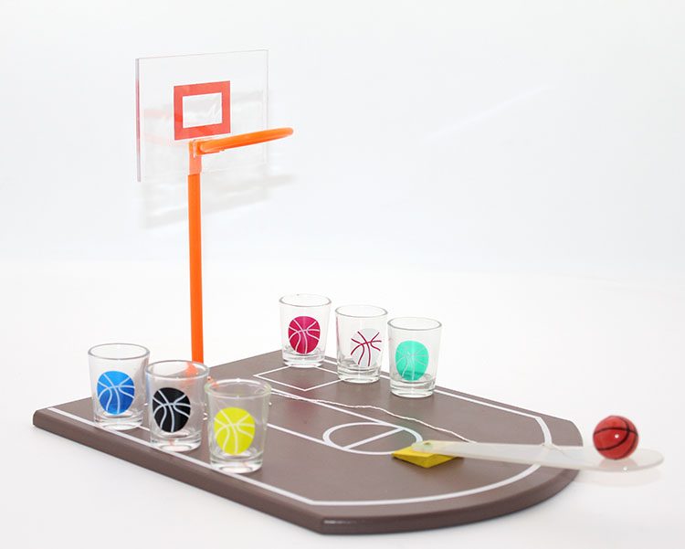 CLZ192 Basket Tasarımlı Shot Bardak Oyunu Alk1082