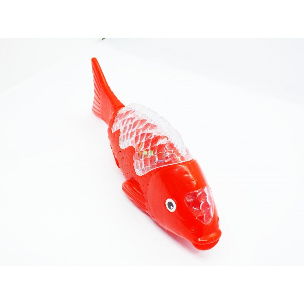 CLZ192 Sesli Işıklı Yürüyen Hareketli Oyuncak Balık Kırmızı