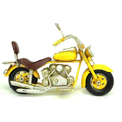 CLZ192 El Yapımı Sarı Motosiklet