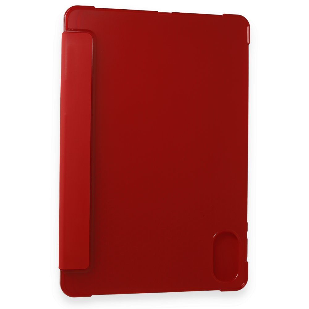 CLZ942 Huawei Honor Pad X9 11.5 Kılıf Kalemlikli Mars Tablet Kılıfı - Kırmızı