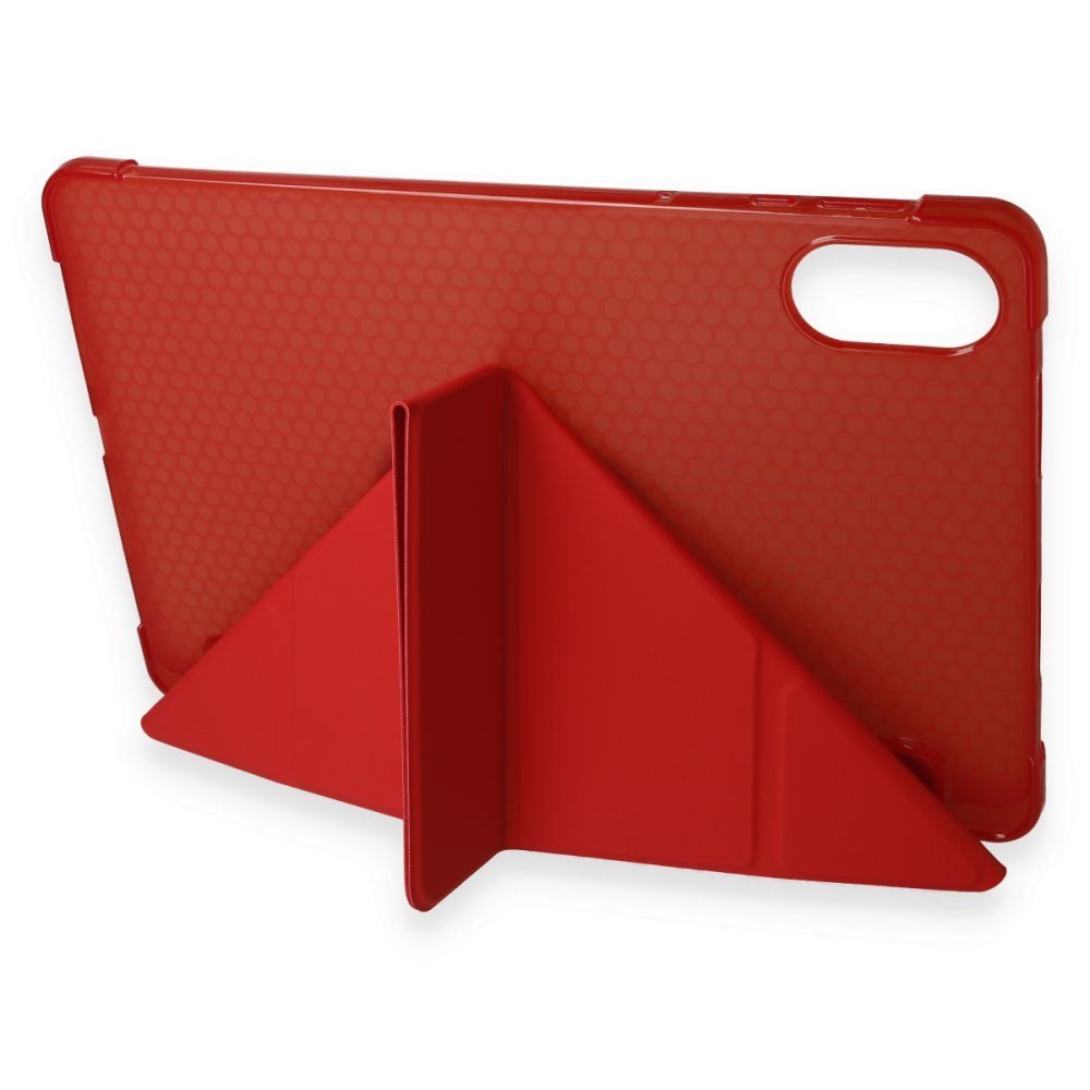 CLZ942 Huawei Honor Pad X9 11.5 Kılıf Kalemlikli Mars Tablet Kılıfı - Kırmızı