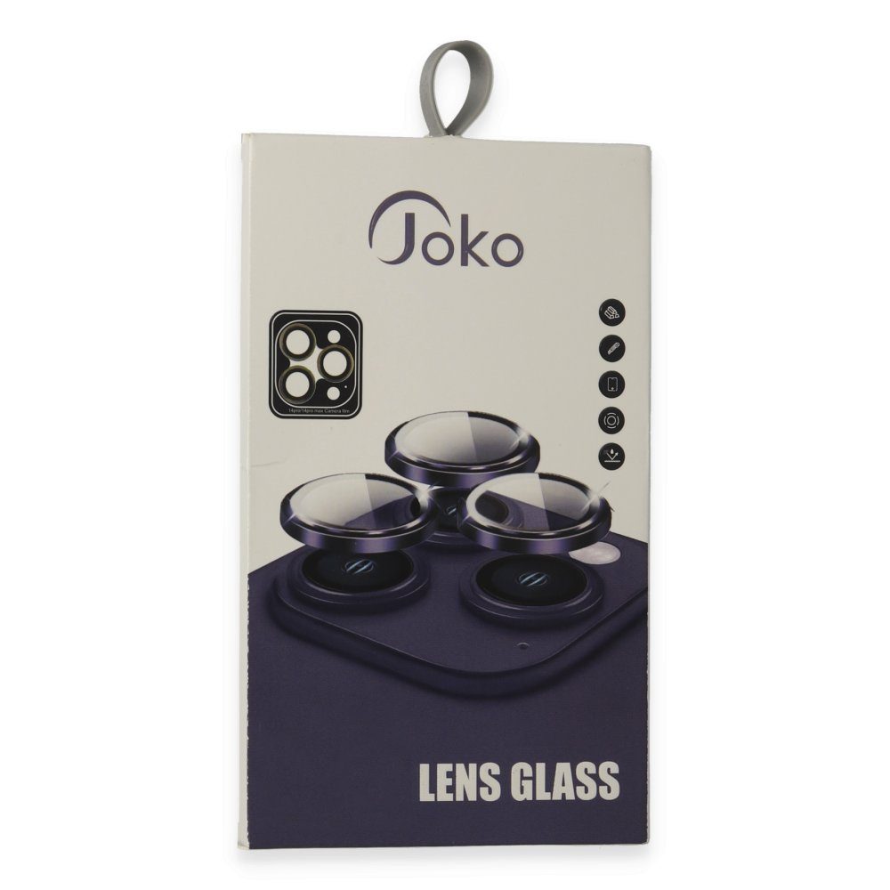CLZ942 Joko İphone 15 Pro Max Pvd Metal Kamera Lens - Gümüş
