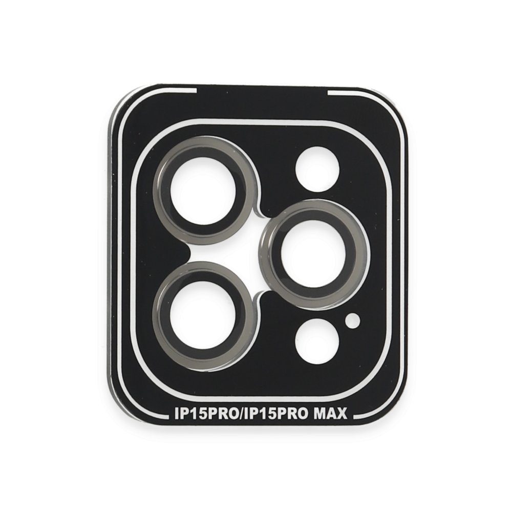 CLZ942 Joko İphone 15 Pro Max Pvd Metal Kamera Lens - Gri