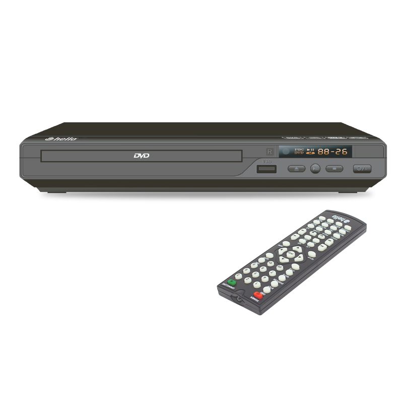 CLZ192 HELLO HL-5483 USB-HDMI DVD/DIVX KUMANDALI HD DVD PLAYER (4172)