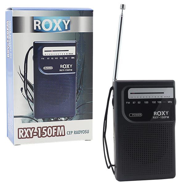 CLZ192 ROXY RXY-150FM CEP TİPİ MİNİ ANALOG RADYO (4172)