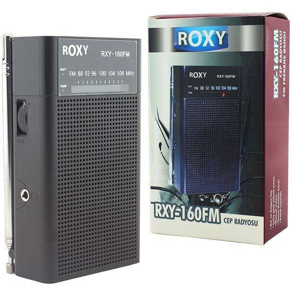 CLZ192 ROXY RXY-160FM CEP TİPİ MİNİ ANALOG RADYO (4172)