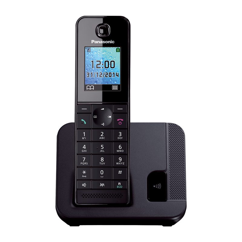 CLZ192 PANASONIC KX-TGH210 DECT TELSİZ TELEFON SİYAH (4172)