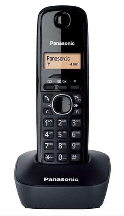 CLZ192 PANASONIC KX-TG6811 DECT SİYAH TELSİZ TELEFON (4172)