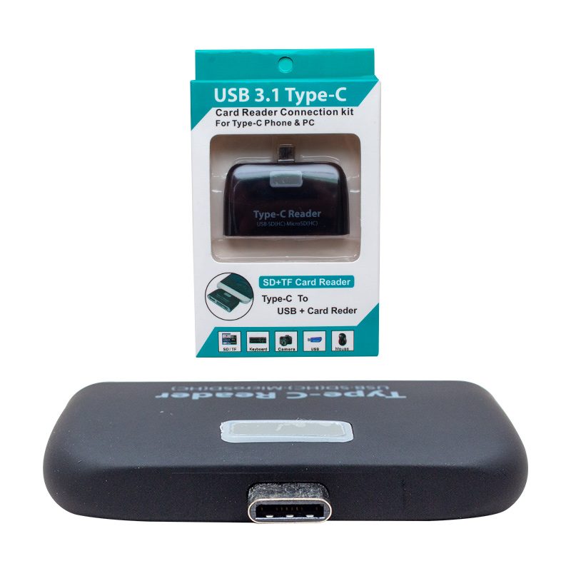 CLZ192 USB TYPE-C 3.1 SD+TF KART OKUYUCU KİT (4172)