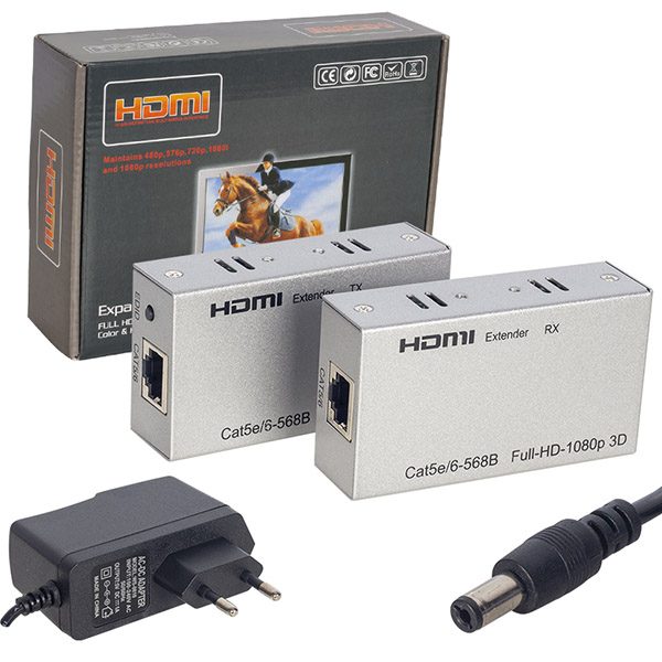 CLZ192 HYTECH HY-HDEX60 HDMI CAT6 60 METRE UZATICI EXTENDER (4172)