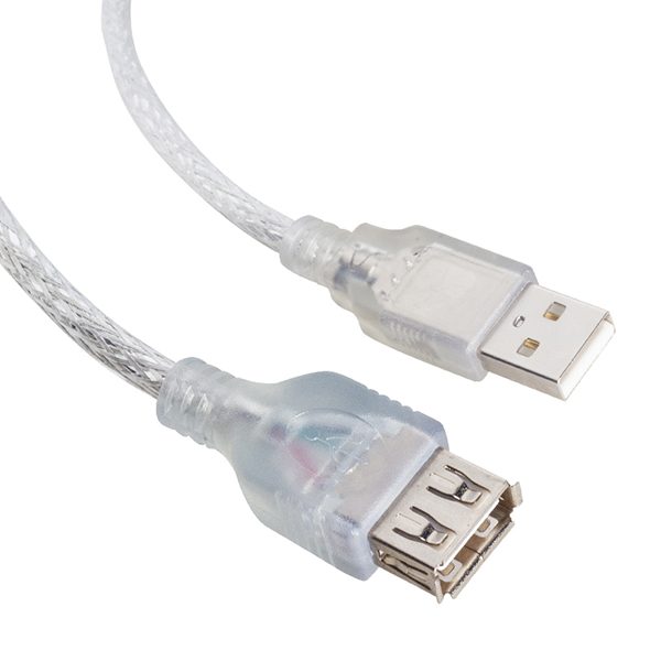 CLZ192 USB UZATMA KABLOSU 1.5 METRE 2.0V ŞEFFAF (4172)