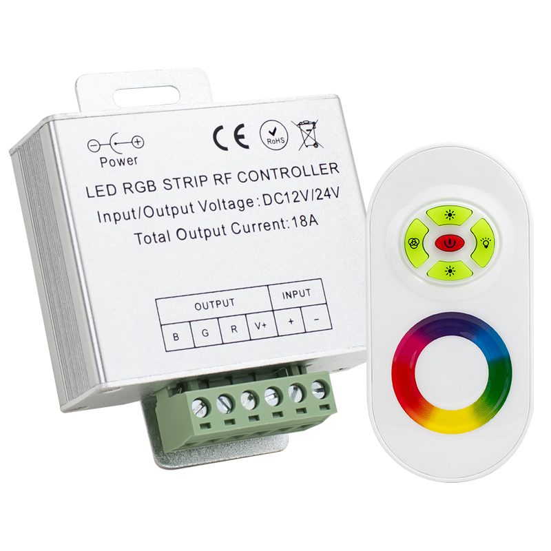 CLZ192 LED RGB KONTROL DEVRE DOKUNMATİK UK LI FC-PB-12Q (18 AMPER) (4172)