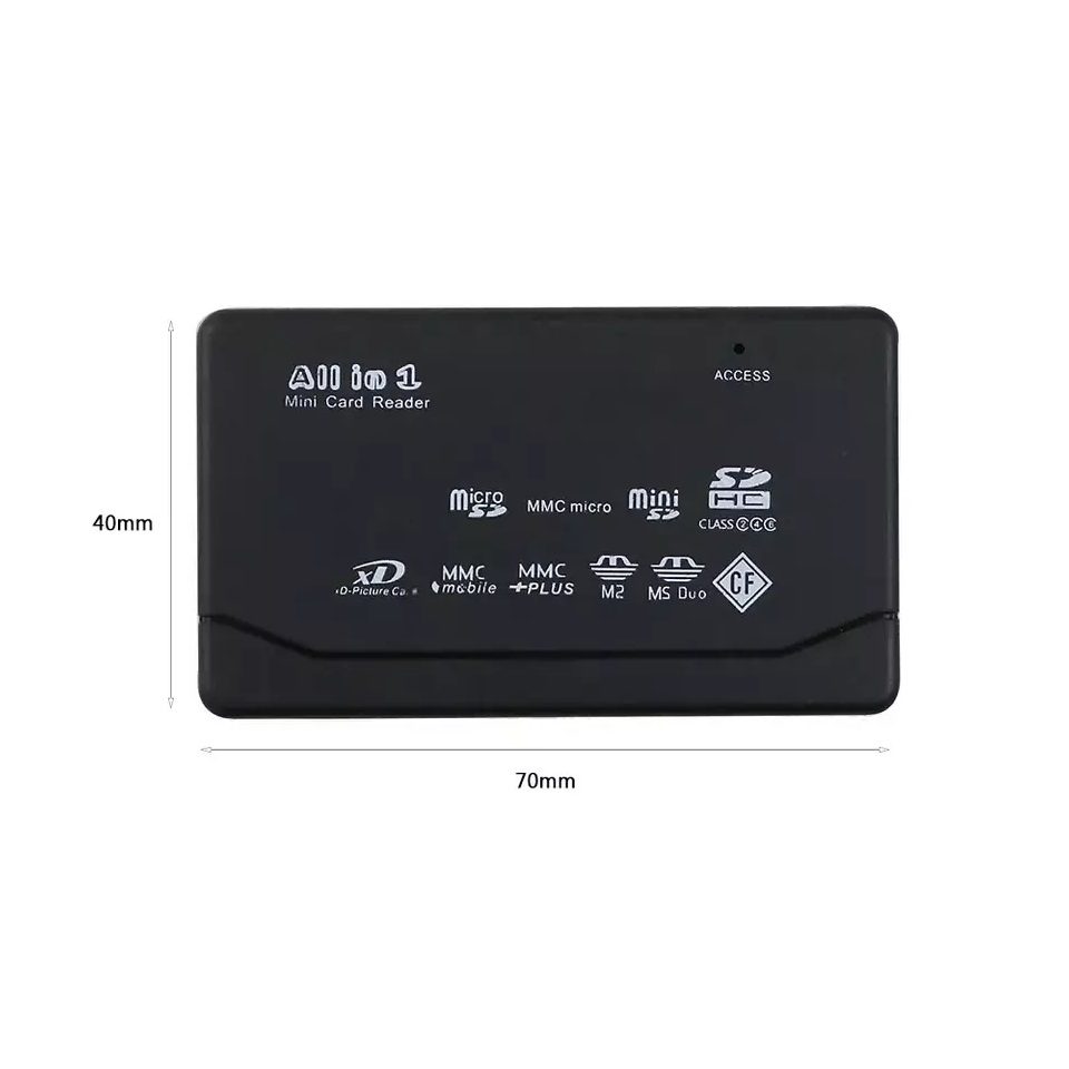 CLZ192 USB 2.0 SD-MMC-MICRO SD 4IN1 ÇOKLU KART OKUYUCU (4172)