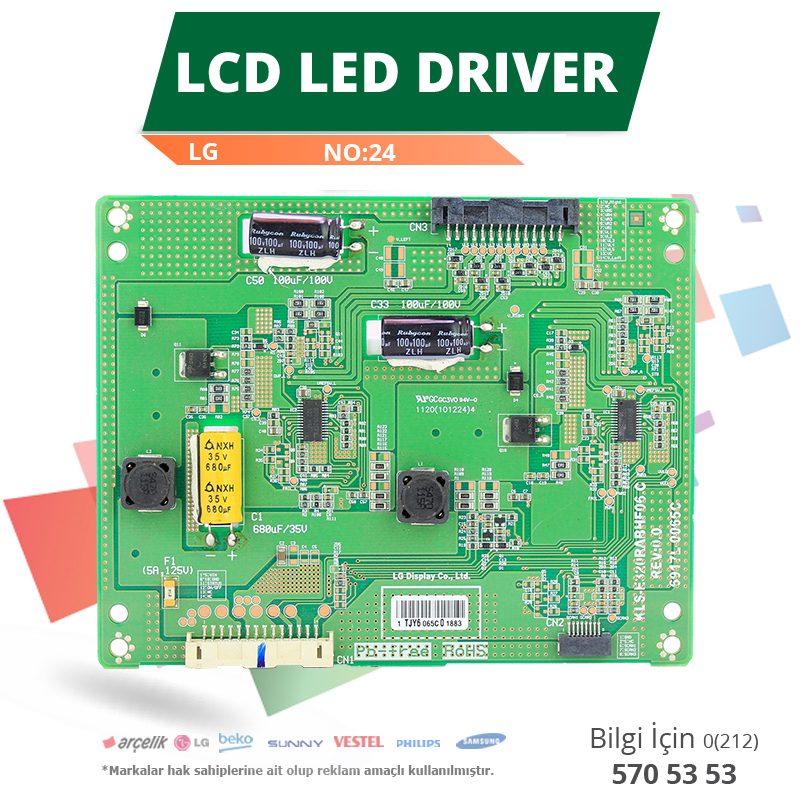 CLZ192 LCD LED DRİVER LG (6917L-0065C,KLS-E320RABHF06 C REV0.0) (LC320EUN SD U1) (NO:24) (4172)