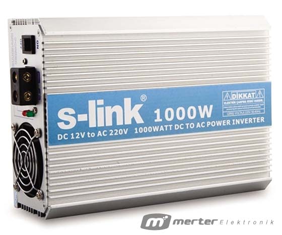 CLZ192 S-LINK SL-1000W 12 VOLT - 1000 WATT INVERTER (4172)